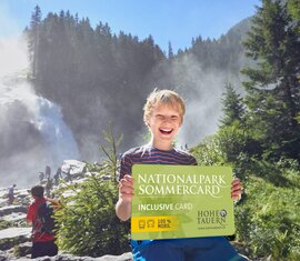 Krimmler Wasserfälle mit der Nationalpark SommerCard inklusive | © Ferienregion Nationalpark Hohe Tauern - Michael Huber