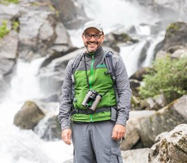 National Park Ranger at the Krimml Waterfalls | © SalzburgerLand Tourismus