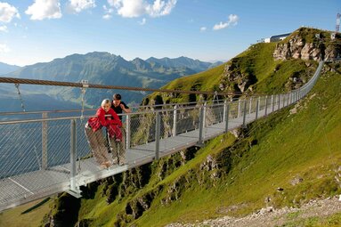 Suspension bridge at Stubnerkogel in Gastein | © Gasteiner Bergbahnen