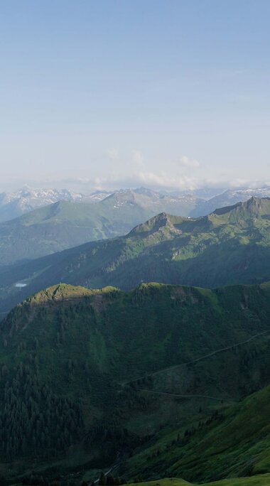 Panorama Biberkopf mit Talblick im Gateinertal | © Gasteinertal Tourismus - Christoph Oberschneider